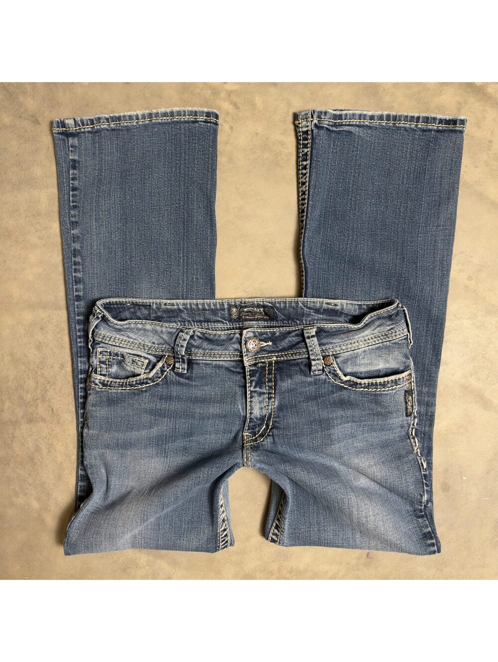 Silver Jeans Suki Baggy Bootcut Womens W38 L32
